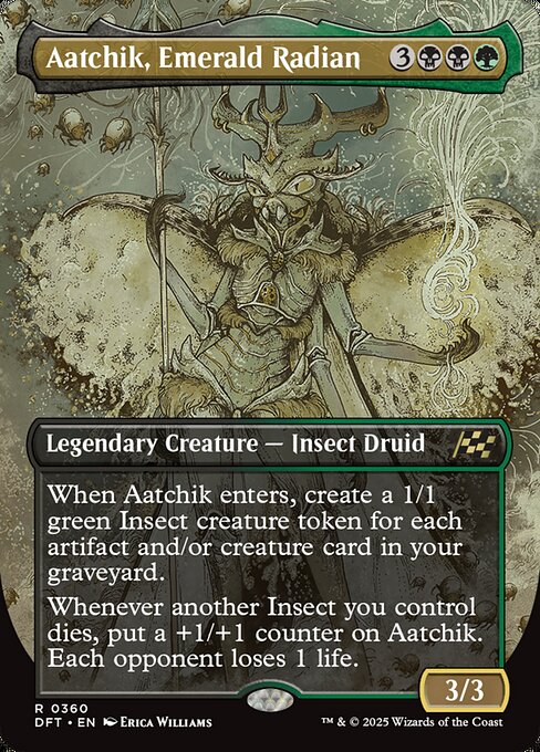 Aatchik, Emerald Radian — art by Erica Williams