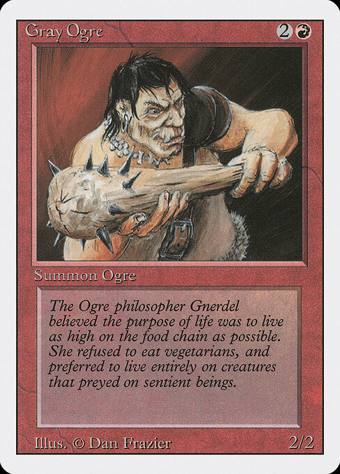 Gray Ogre — art by Dan Frazier