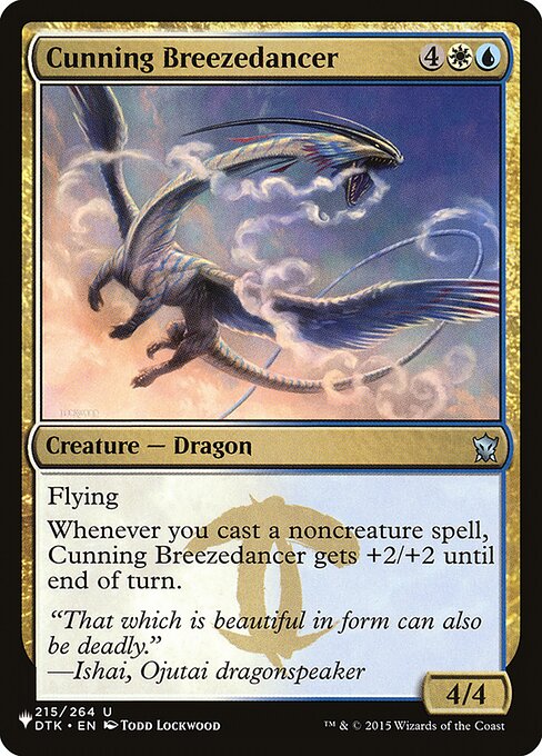 Cunning Breezedancer — art by Todd Lockwood