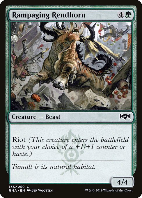 Rampaging Rendhorn — art by Ben Wootten
