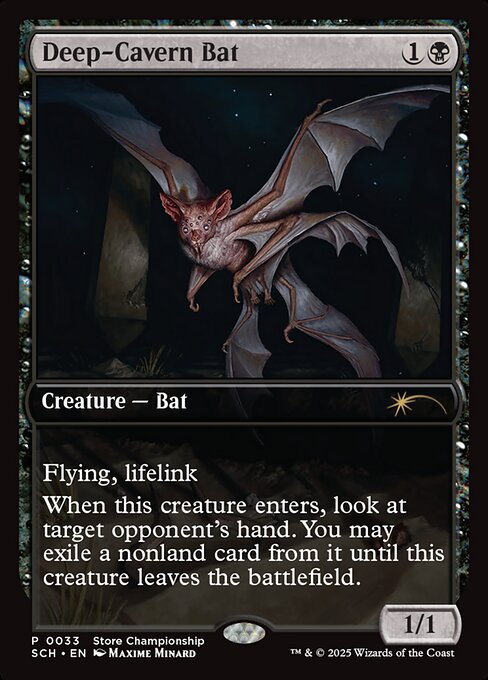 Deep-Cavern Bat — art by Maxime Minard