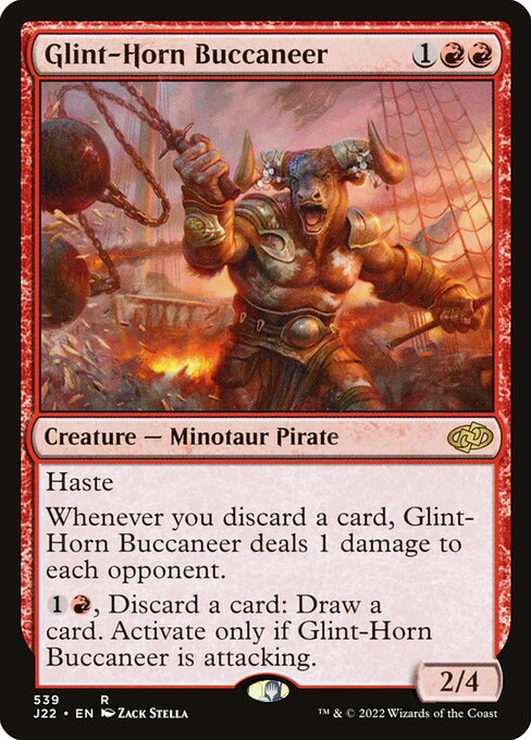 Glint-Horn Buccaneer — art by Zack Stella
