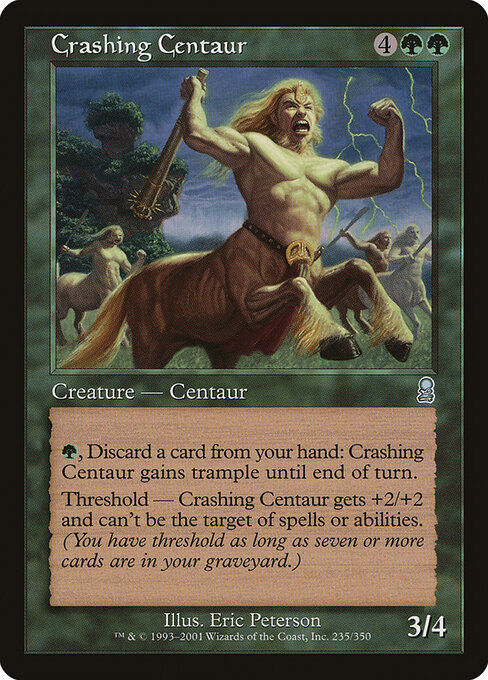 Crashing Centaur — art by Eric Peterson