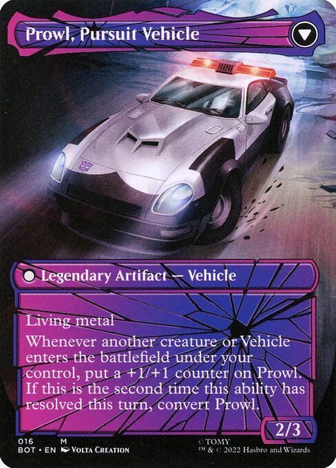 Prowl, Stoic Strategist // Prowl, Pursuit Vehicle — art by Volta Creation