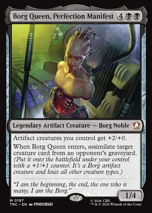 Borg Queen, Perfection Manifest — art by PINDURSKI