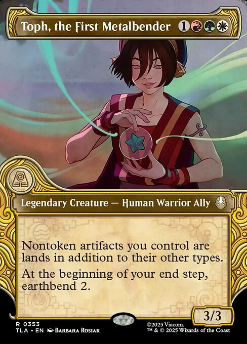 Toph, the First Metalbender — art by Barbara Rosiak