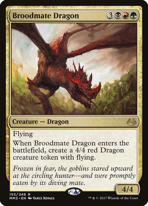 Broodmate Dragon — art by Vance Kovacs
