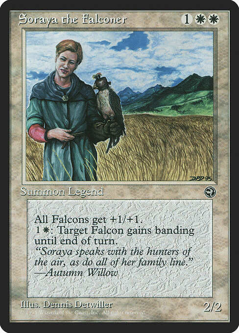 Soraya the Falconer — art by Dennis Detwiller