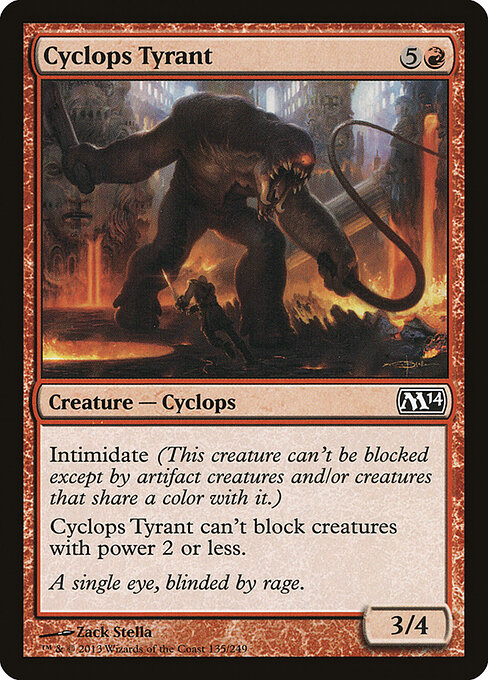 Cyclops Tyrant — art by Zack Stella