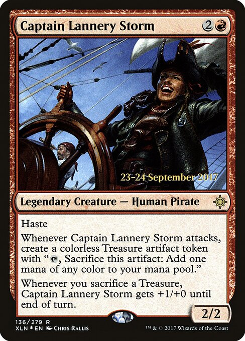 Captain Lannery Storm — art by Chris Rallis