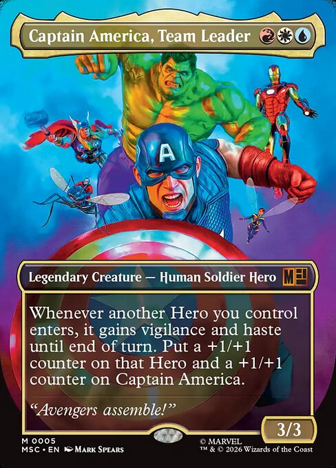 Captain America, Team Leader — art by Mark Spears