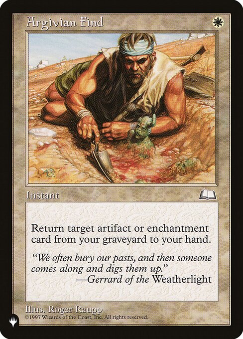 Argivian Find — art by Roger Raupp