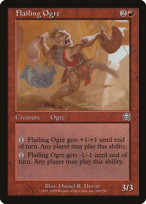 Flailing Ogre — art by Daniel R. Horne
