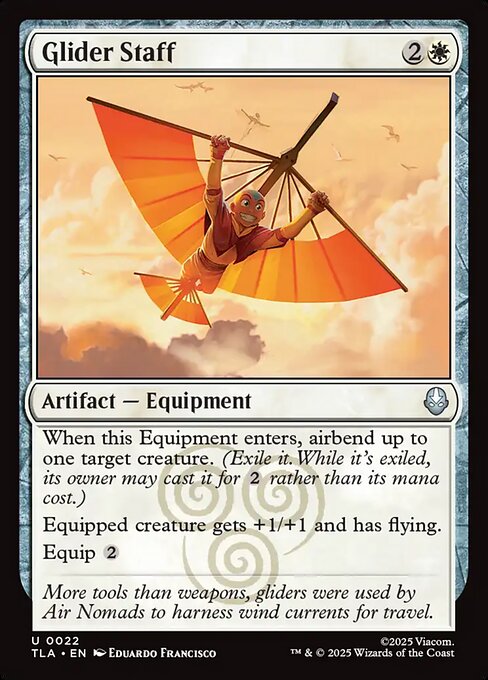 Glider Staff — art by Eduardo Francisco