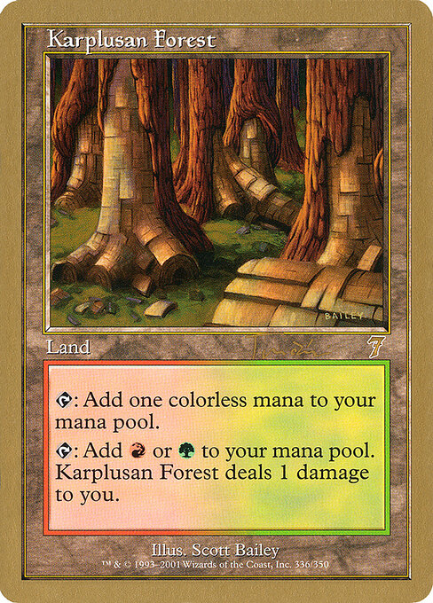 Karplusan Forest — art by Scott Bailey