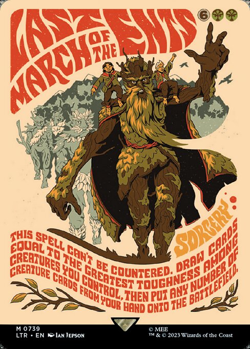 Last March of the Ents — art by Ian Jepson