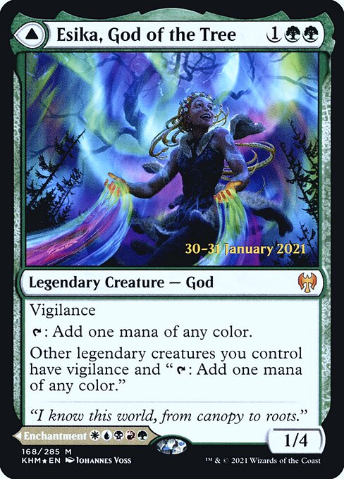 Esika, God of the Tree // The Prismatic Bridge — art by Johannes Voss
