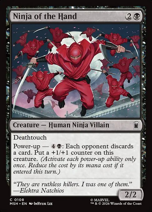 Ninja of the Hand — art by InHyuk Lee