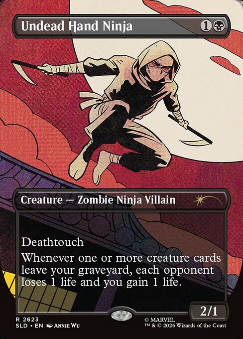 Undead Hand Ninja — art by Annie Wu