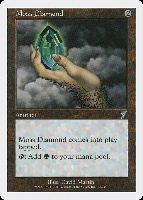 Moss Diamond — art by David Martin
