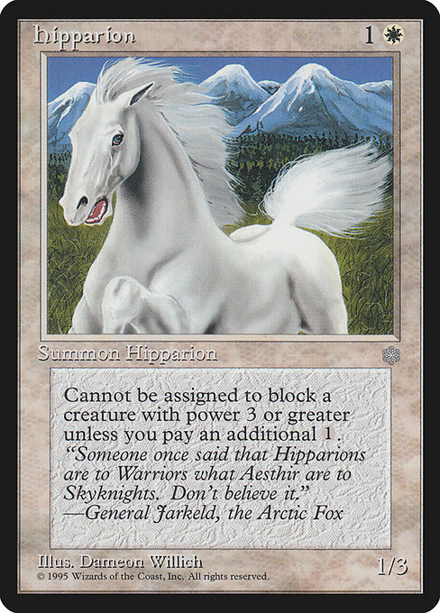 Hipparion — art by Dameon Willich