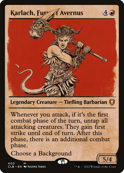 Karlach, Fury of Avernus — art by Justine Jones