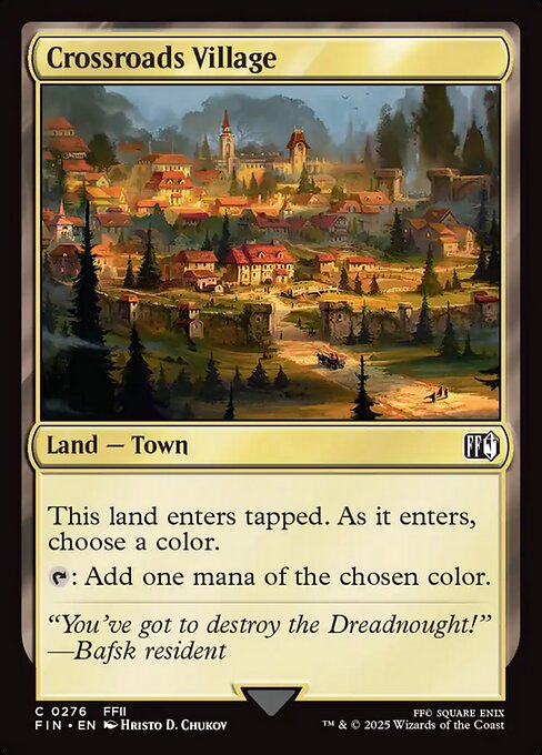 Crossroads Village — art by Hristo D. Chukov