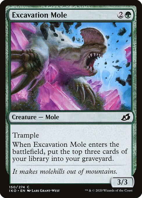 Excavation Mole — art by Lars Grant-West