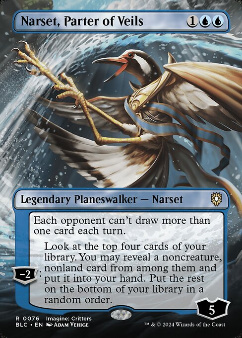 Narset, Parter of Veils — art by Adam Vehige