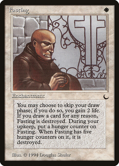 Fasting — art by Douglas Shuler