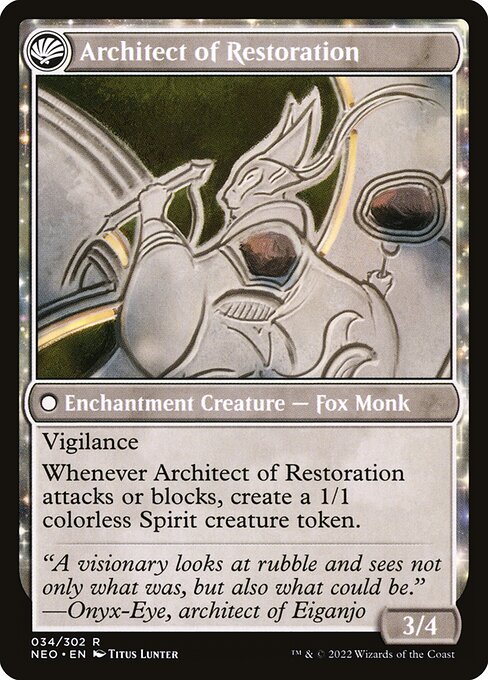 The Restoration of Eiganjo // Architect of Restoration — art by Titus Lunter
