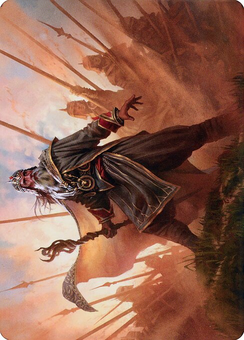 Hazezon, Shaper of Sand // Hazezon, Shaper of Sand — art by Bryan Sola