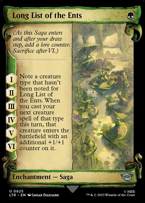 Long List of the Ents — art by Logan Feliciano