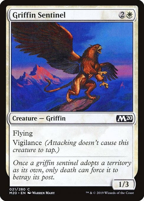 Griffin Sentinel — art by Warren Mahy