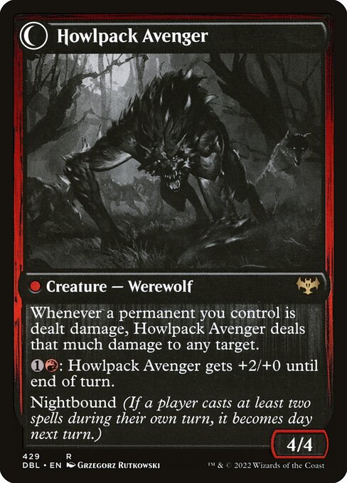 Ill-Tempered Loner // Howlpack Avenger — art by Grzegorz Rutkowski
