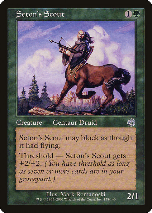 Seton's Scout — art by Mark Romanoski