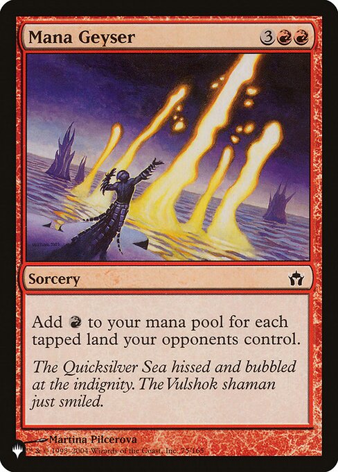 Mana Geyser — art by Martina Pilcerova