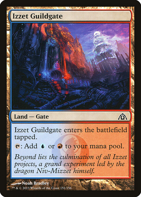 Izzet Guildgate — art by Noah Bradley