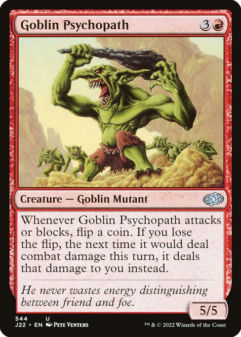 Goblin Psychopath — art by Pete Venters