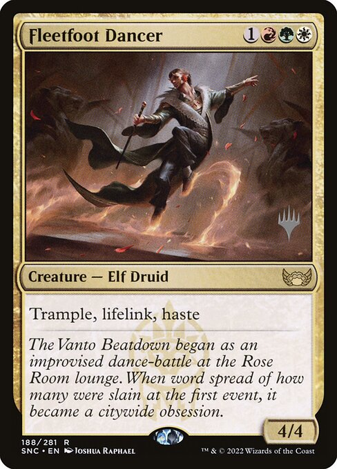 Fleetfoot Dancer — art by Joshua Raphael