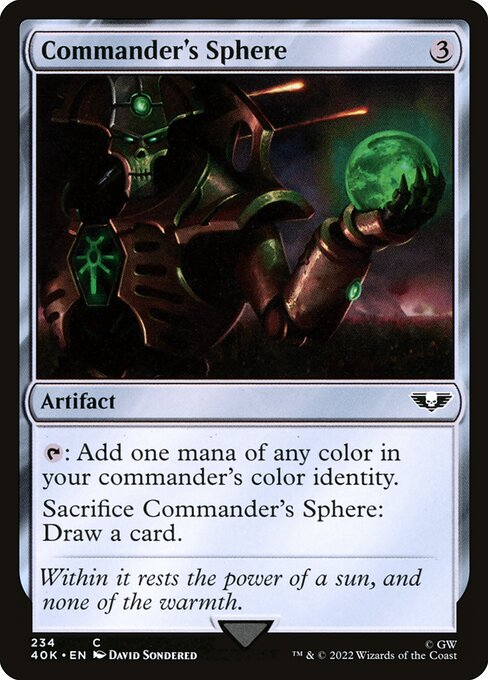Commander's Sphere — art by David Sondered