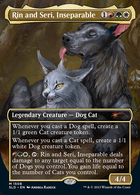 Rin and Seri, Inseparable // Rin and Seri, Inseparable — art by Andrea Radeck