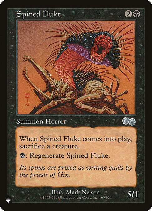 Spined Fluke — art by Mark A. Nelson