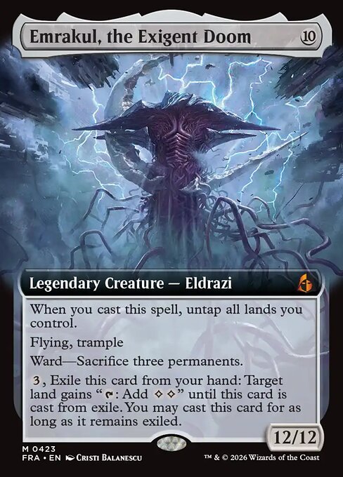 Emrakul, the Exigent Doom — art by Cristi Balanescu