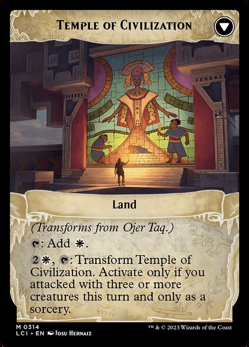 Ojer Taq, Deepest Foundation // Temple of Civilization — art by Josu Hernaiz
