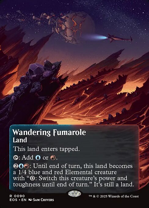 Wandering Fumarole — art by Sam Chivers