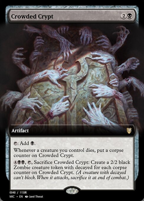 Crowded Crypt — art by Jarel Threat