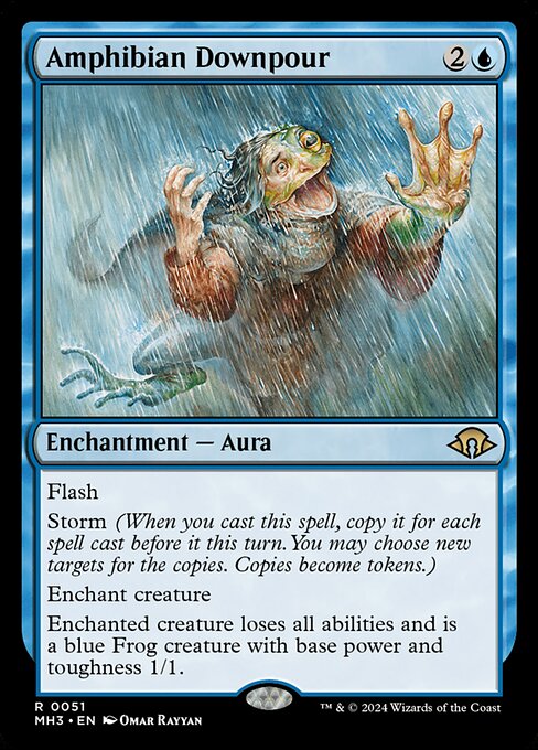 Amphibian Downpour — art by Omar Rayyan