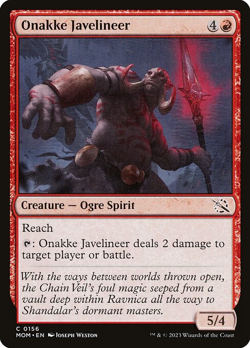 Onakke Javelineer — art by Joseph Weston