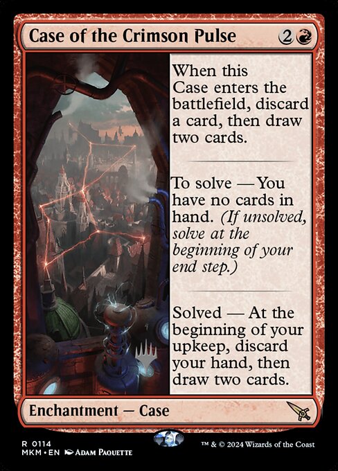Case of the Crimson Pulse — art by Adam Paquette